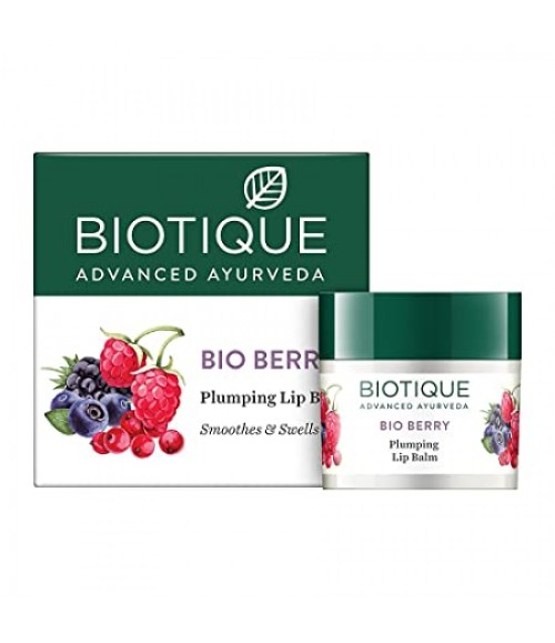 Biotique Bio Berry Plumping Lip Balm Smoothes & Swells Lips, 12G